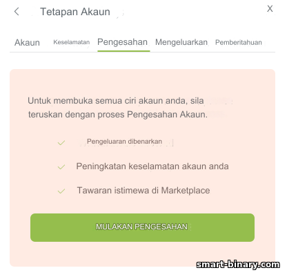 pengesahan dengan broker pilihan binari RaceOption