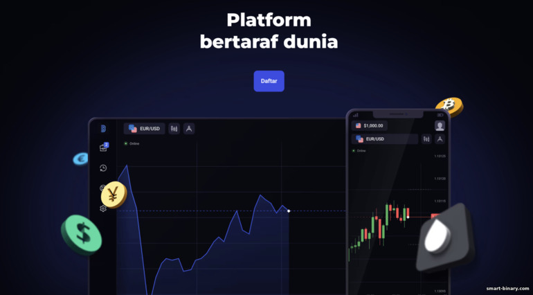 berdagang pada platform dagangan berfungsi broker Binolla