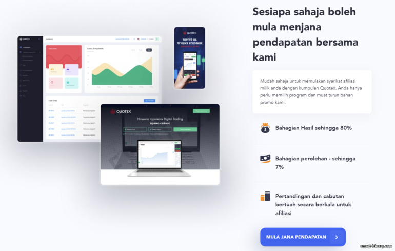 Tawaran dan Pembayaran Program Gabungan Quotex