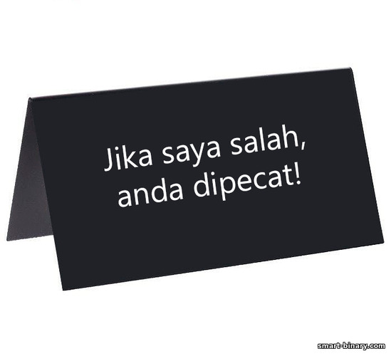 Jika saya salah