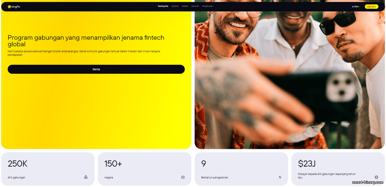 laman web rasmi program perkongsian kingFin