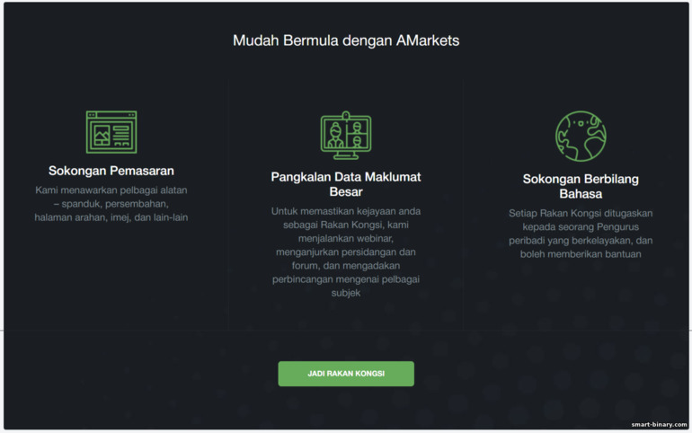 permulaan pantas dalam program gabungan AMarkets Partners