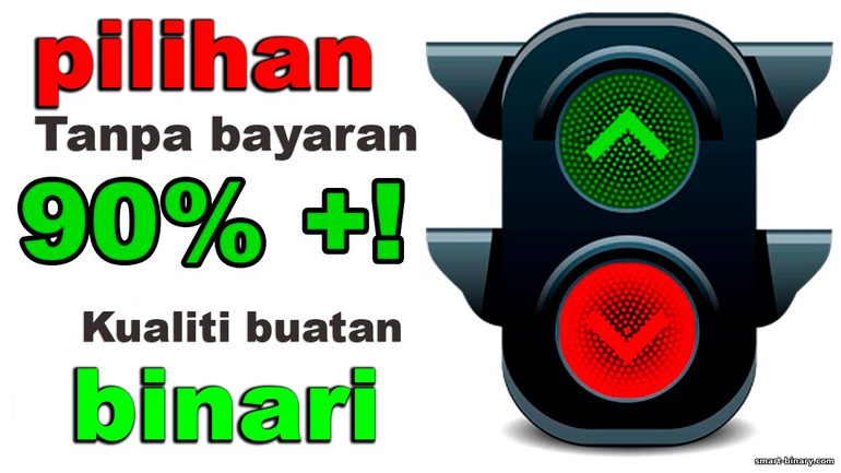 isyarat untuk pilihan binari 90%