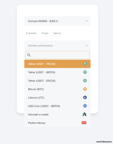 kaedah pembayaran di broker AMarkets