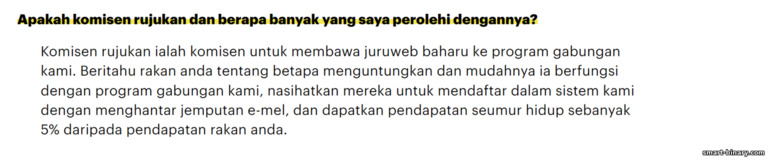 Mewujudkan pautan rujukan dalam program gabungan broker Binarium