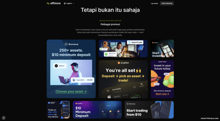 laman web rasmi program rakan kongsi AffStore