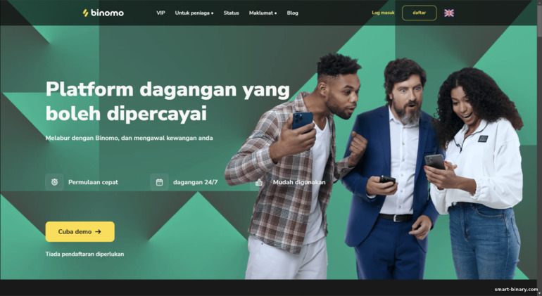 Laman Web Rasmi Binomo