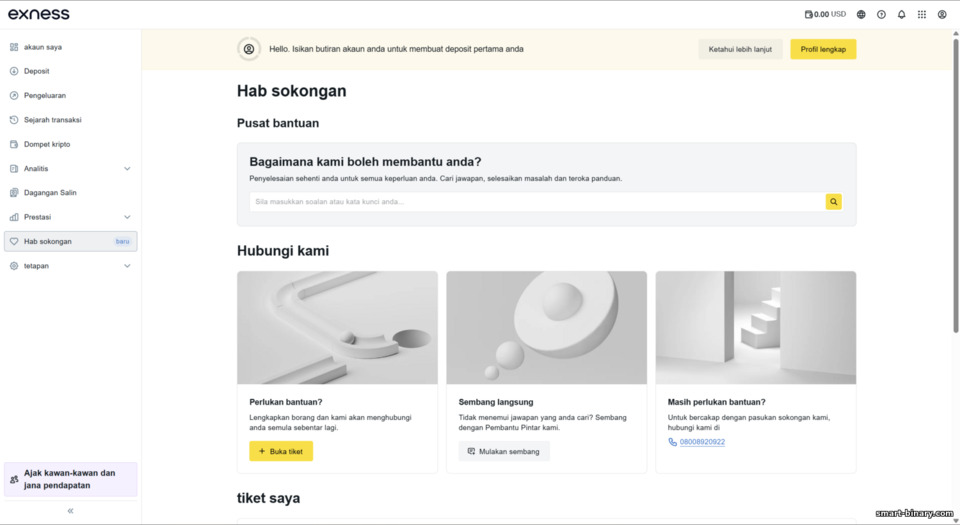 Sokongan pelanggan Exness Sokongan pelanggan Exness