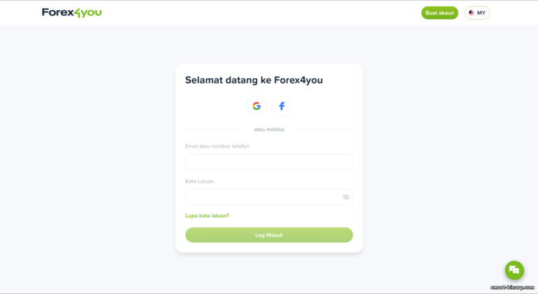 Borang pendaftaran akaun Forex4you Borang pendaftaran akaun Forex4you