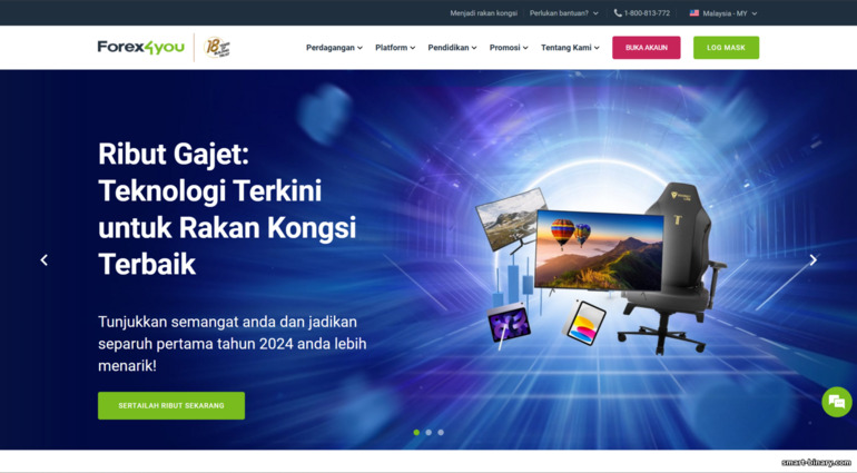 Laman rasmi broker Forex4you Laman rasmi broker Forex4you