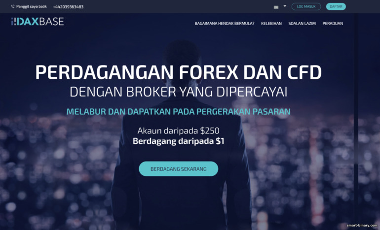 Laman Rasmi Broker DaxBase