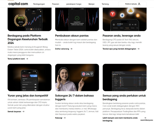 Apa yang ditawarkan Capital.com
