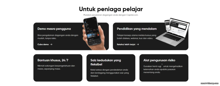 Capital.com untuk pedagang baharu