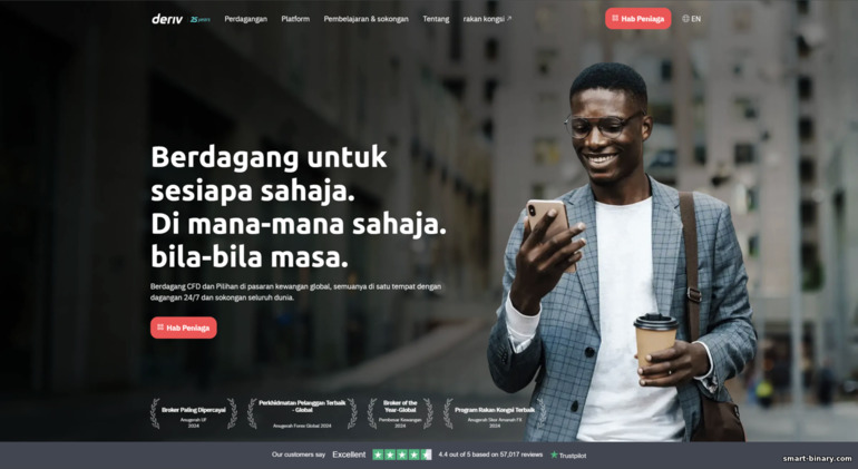 Laman Web Rasmi Deriv