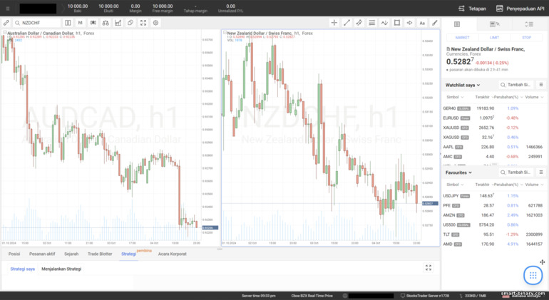 Platform Dagangan Web RoboForex