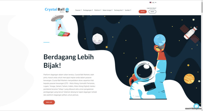 Laman Rasmi Broker Crystal Ball Markets