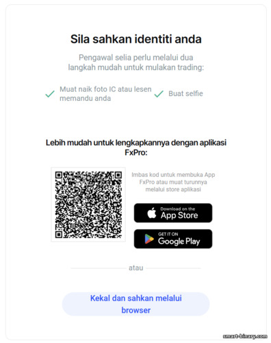 Pengesahan Akaun FXPro