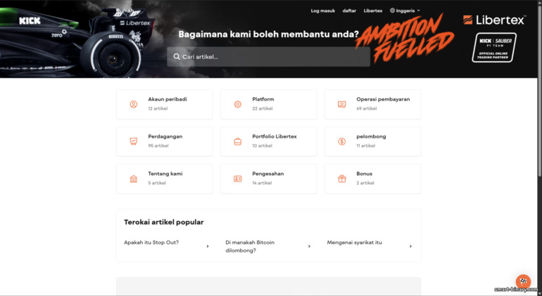 Sokongan pelanggan Libertex — Forex Club