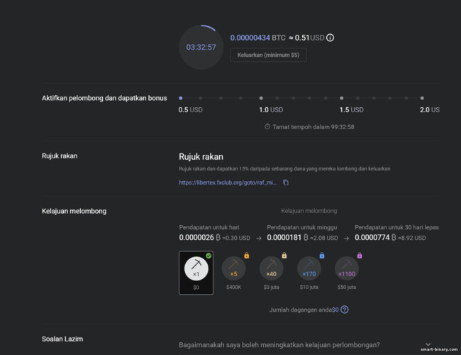 Perlombongan kripto dengan Libertex — Forex Club