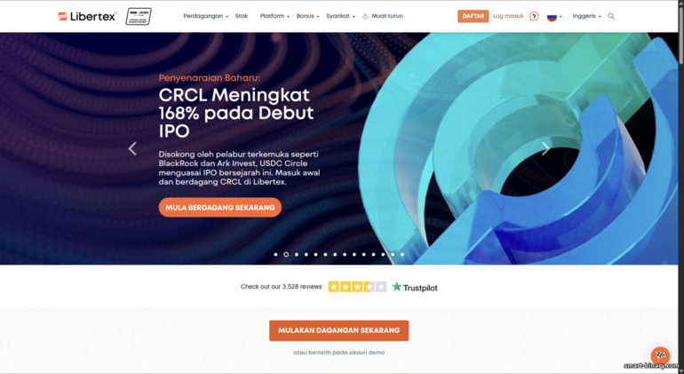 Laman web rasmi Libertex — Forex Club