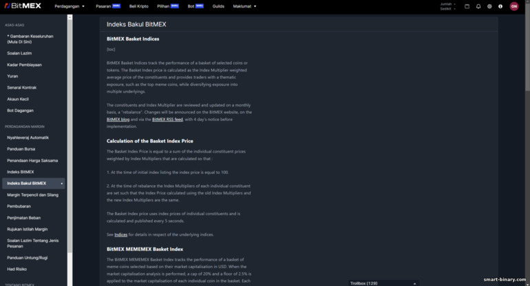 Sumber Pembelajaran BitMex