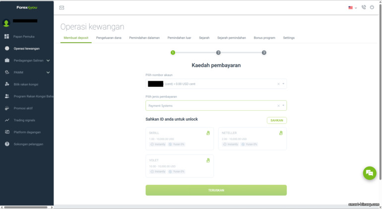 Tambah dana akaun Forex4you Tambah dana akaun Forex4you