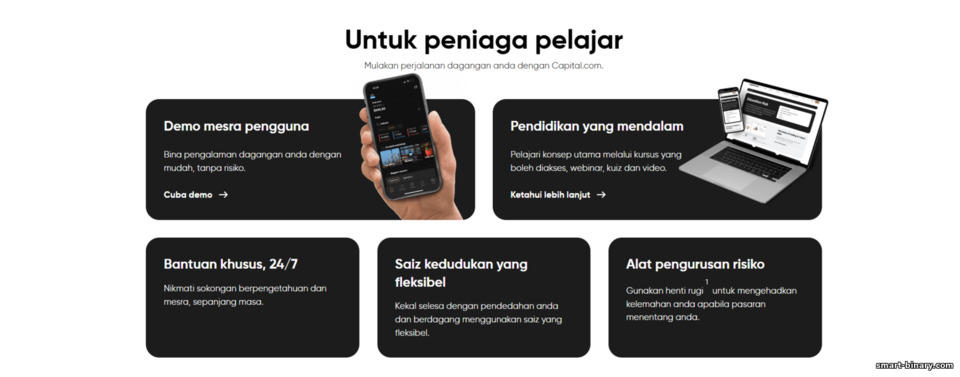 Capital.com untuk pedagang baharu